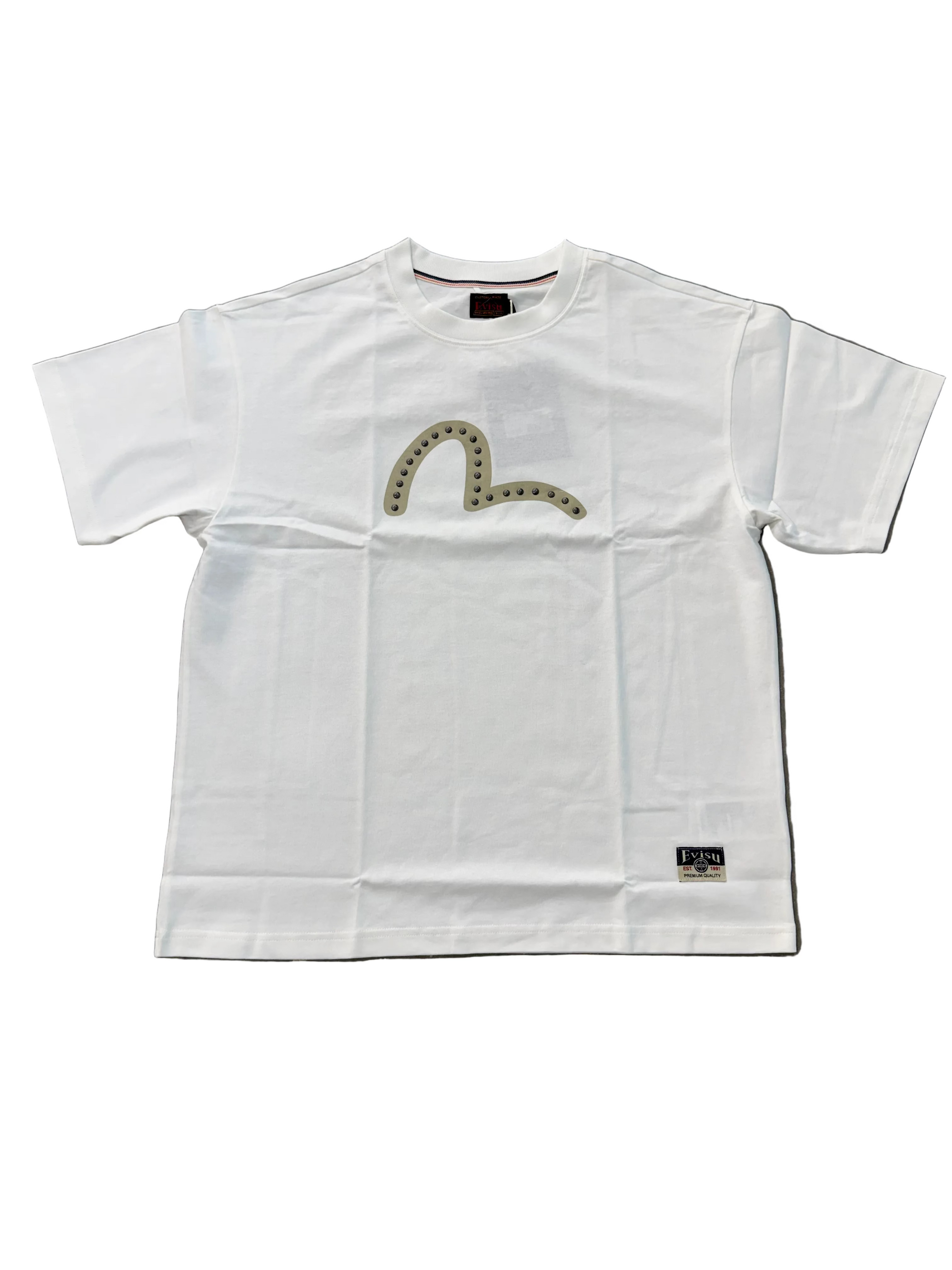 EVISU METAL STUD TEE