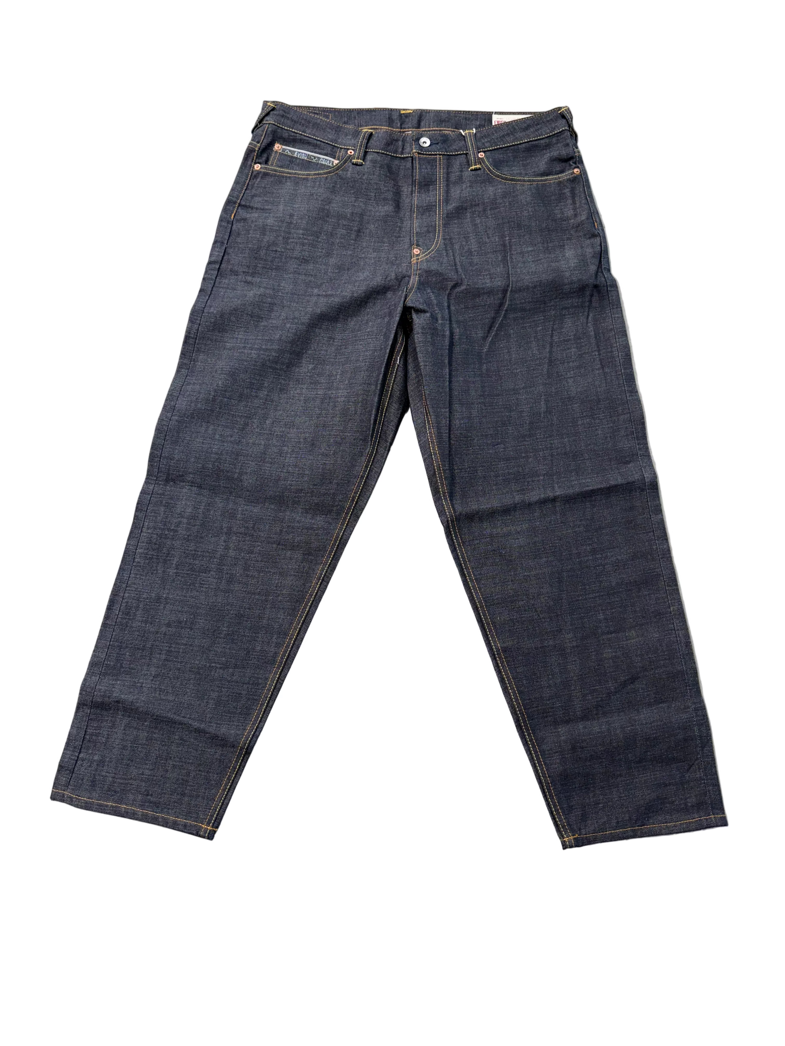 EVISU 7 POCKET LOGO SEAGULL EMBROIDERY JEANS