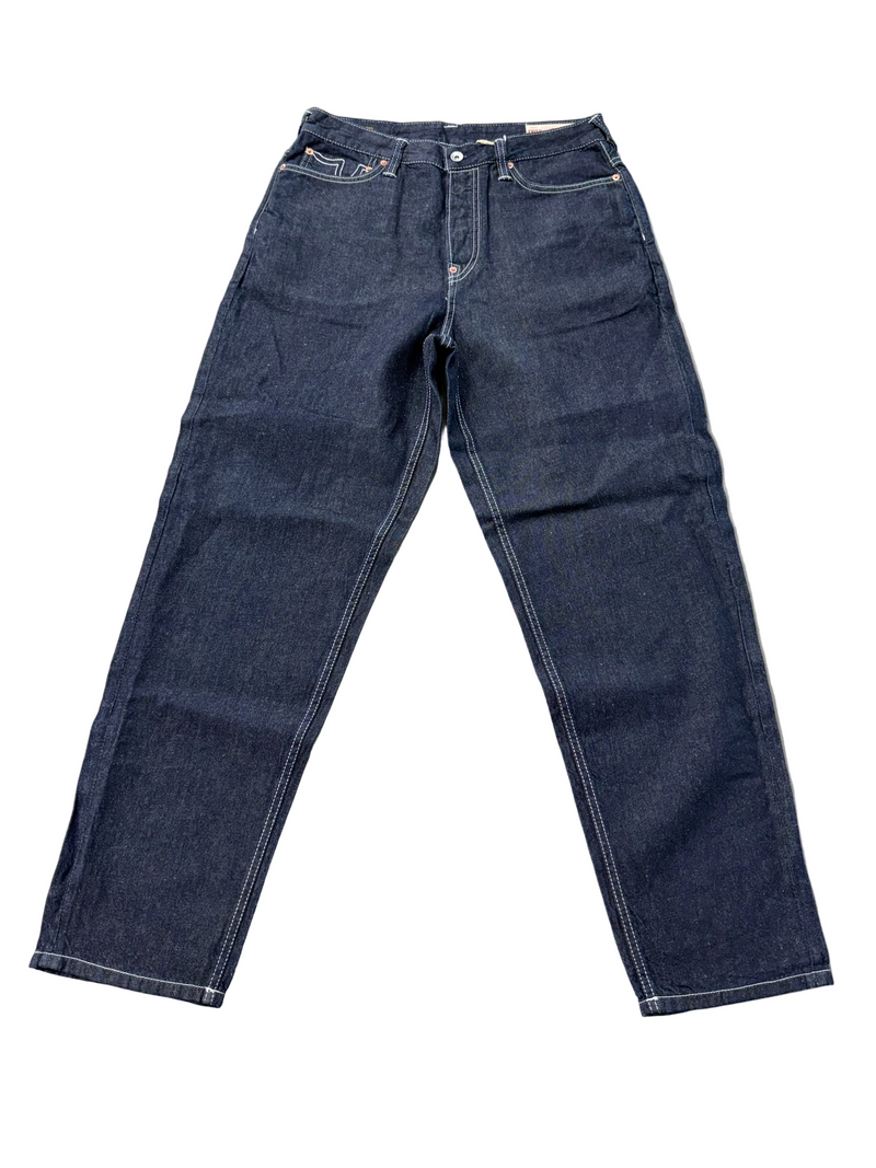 EVISU BRUSHSTROKE DAICOCK PRINT JEANS