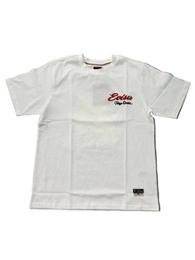 EVISU WHITE DUO LEOPARD TEE