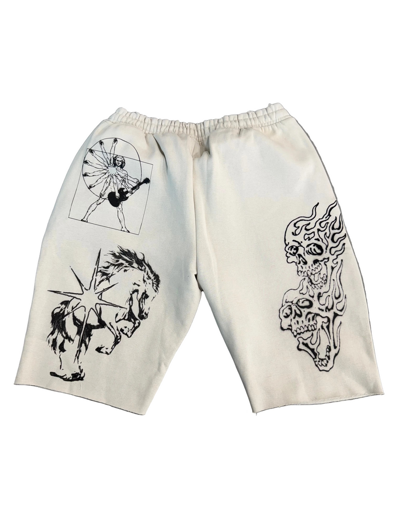 AMIS ET FLEURS SKETCH SHORTS