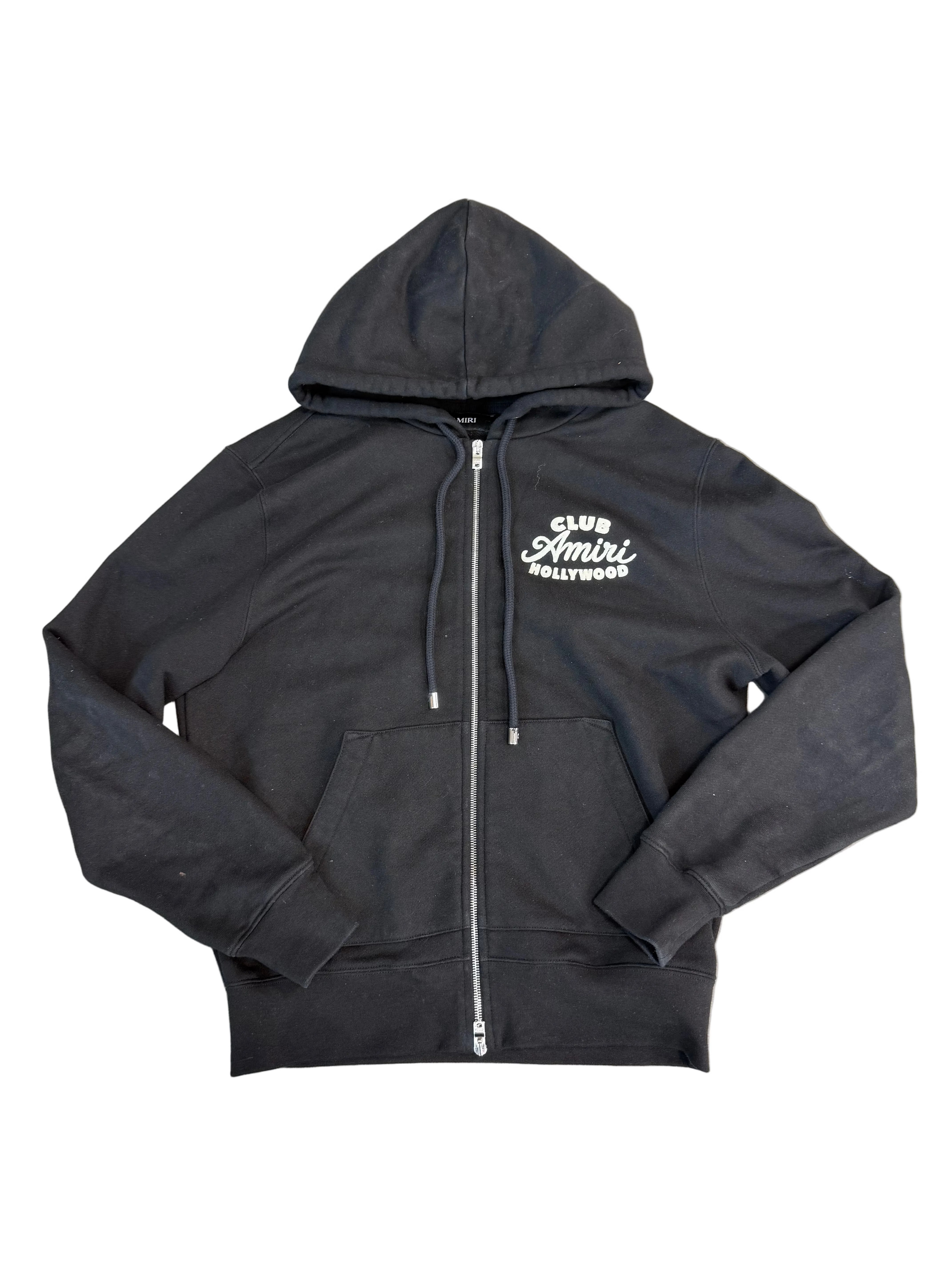 AMIRI CLUB HOLLYWOOD ZIP UP HOODIE