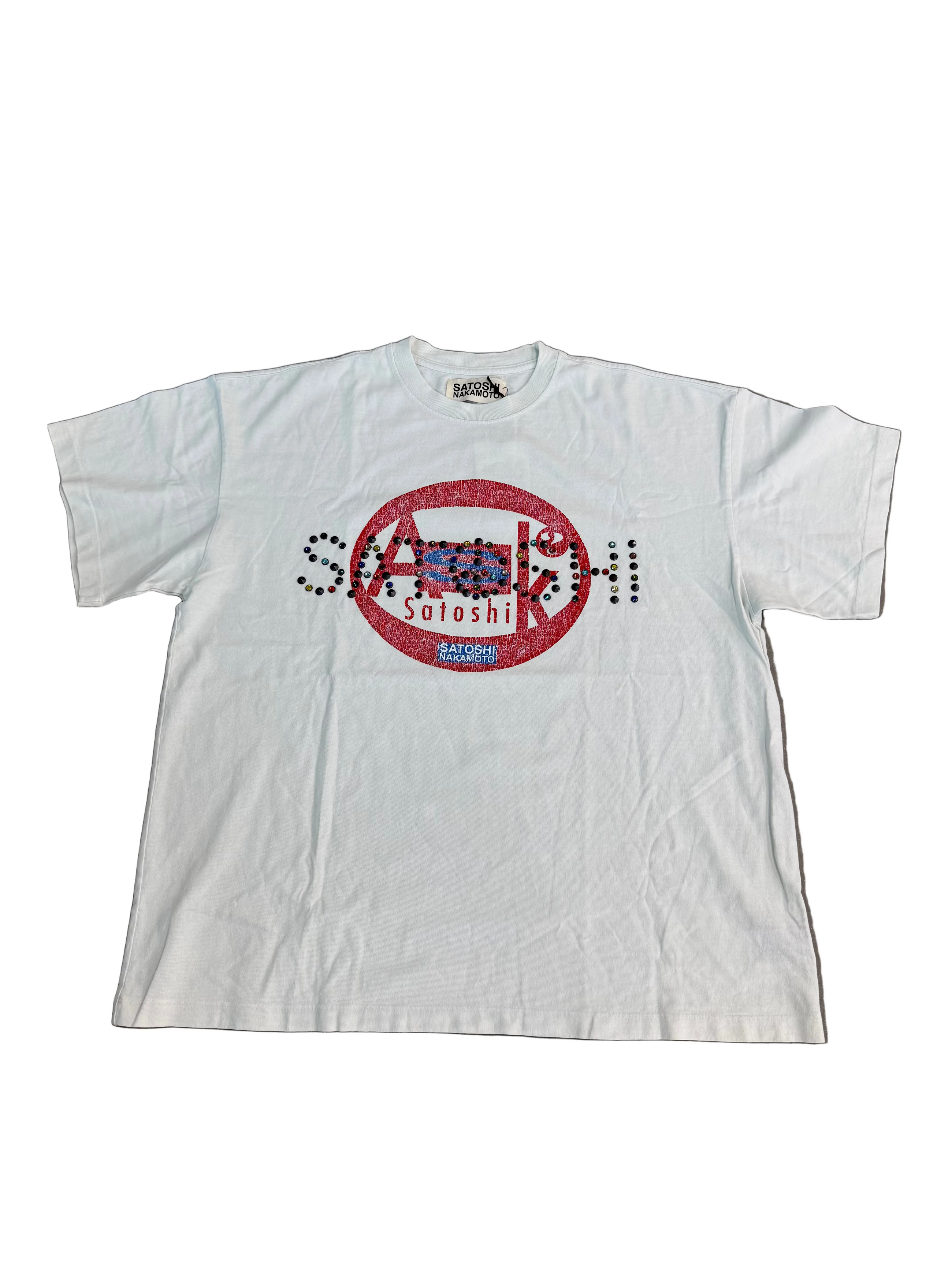 SATOSHI NAKAMOTO WHITE ASK SATOSHI TEE