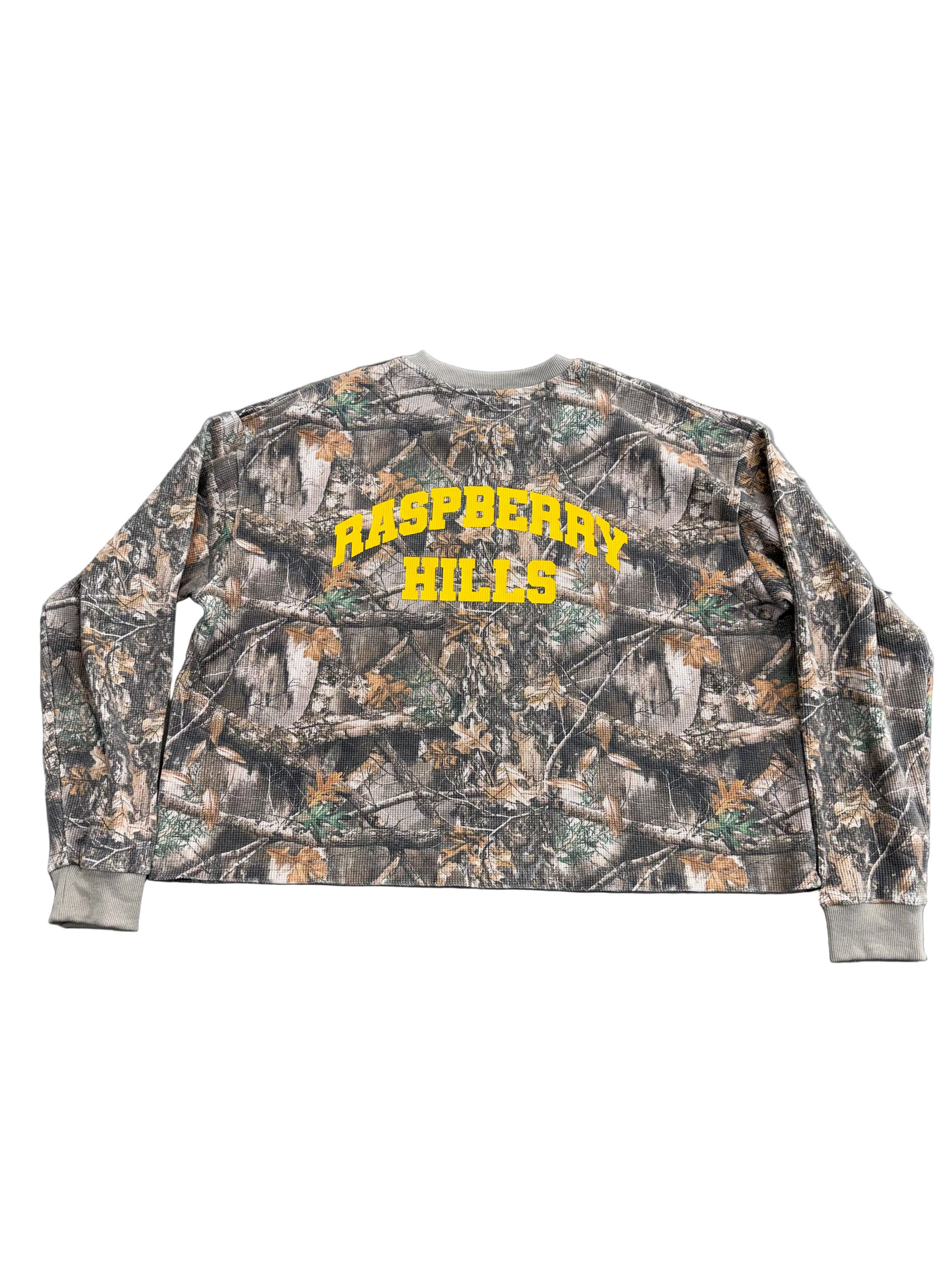 GOLD+VINTAGE GALLERY RASPBERRY HILLS CAMO LOGO THERMAL
