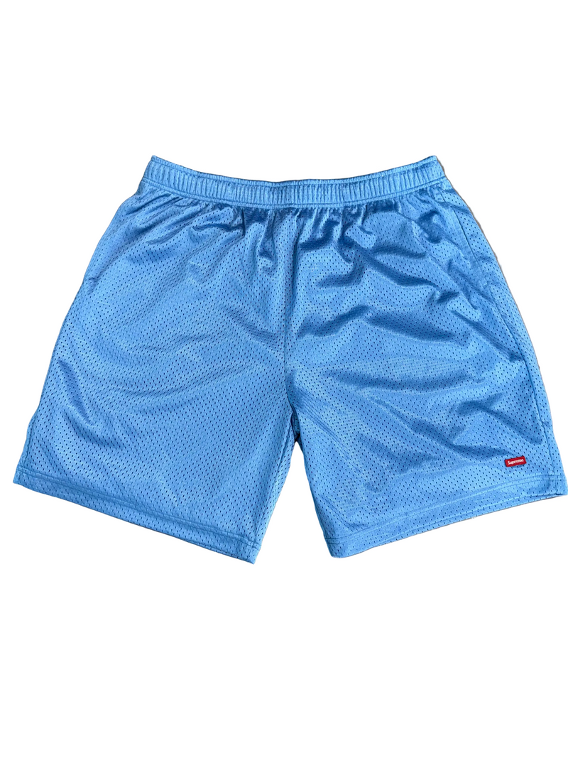 SUPREME BLUE MESH SHORTS