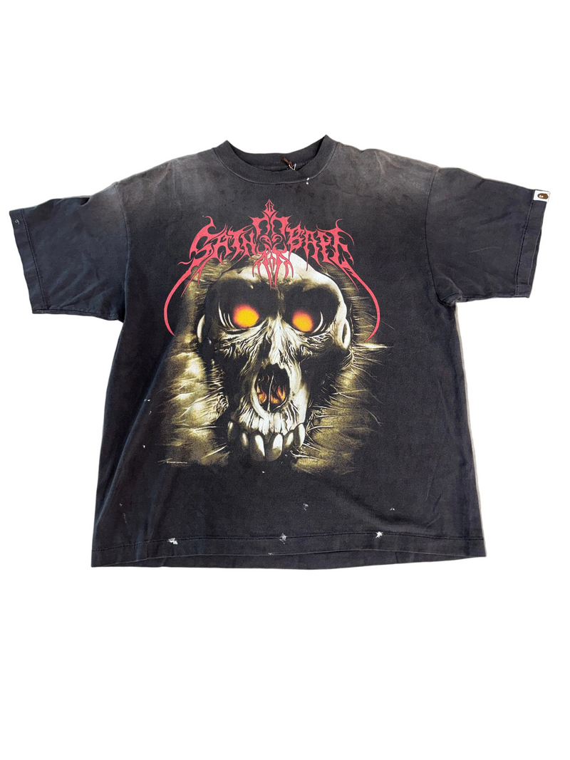 SAINT MICHAEL X BAPE SKULL TEE
