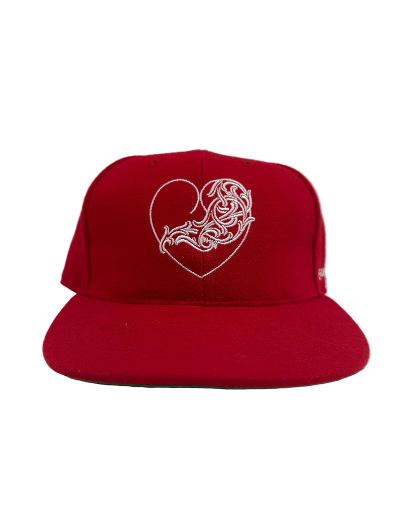 CHROME HEARTS LOVE YOU HEART LOGO HAT