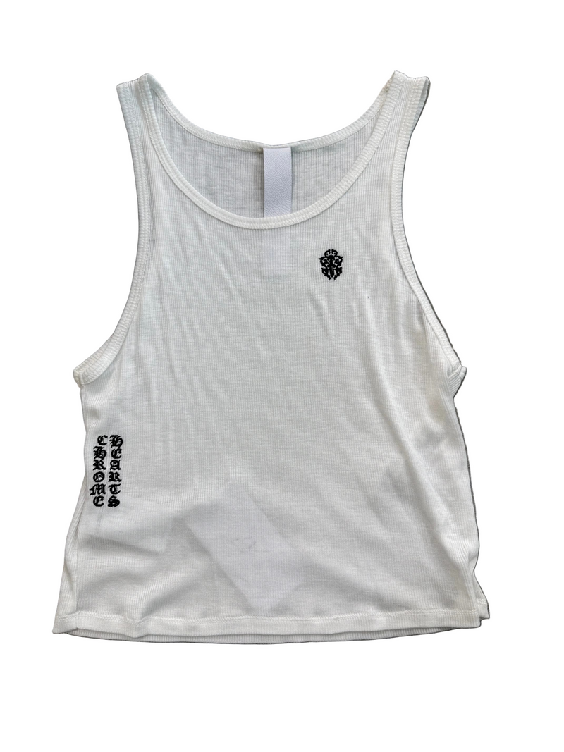 CHROME HEARTS CROPPED TANK TOP