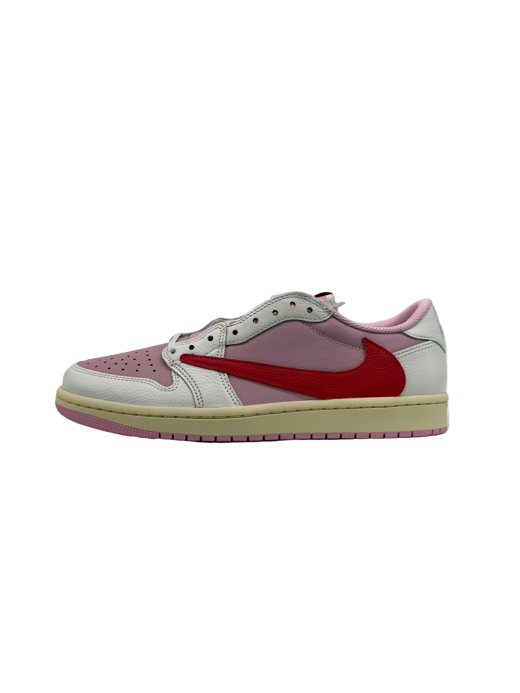 NIKE TRAVIS SCOTT AIR JORDAN 1 LOW SAIL TROPICAL PINK SNEAKERS