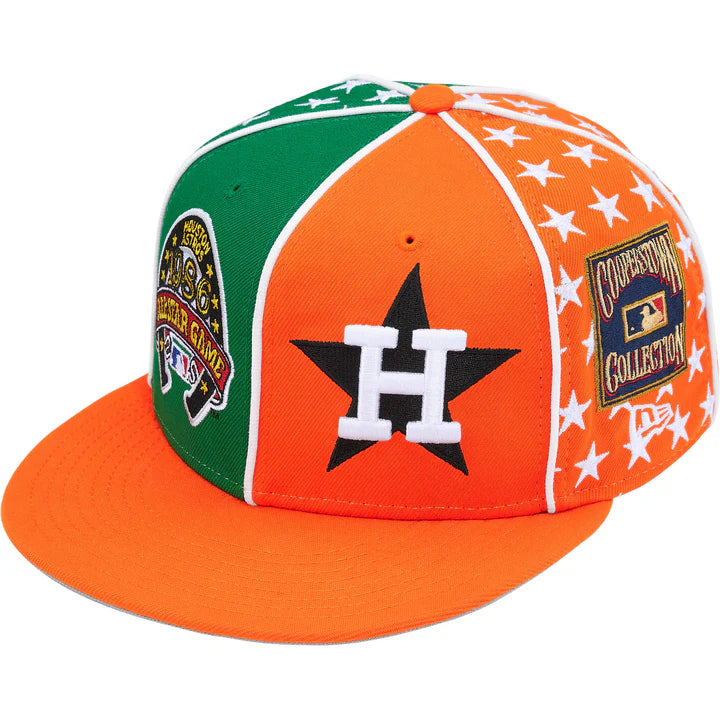 SUPREME MITCHELL & NESS ORANGE FITTED HAT