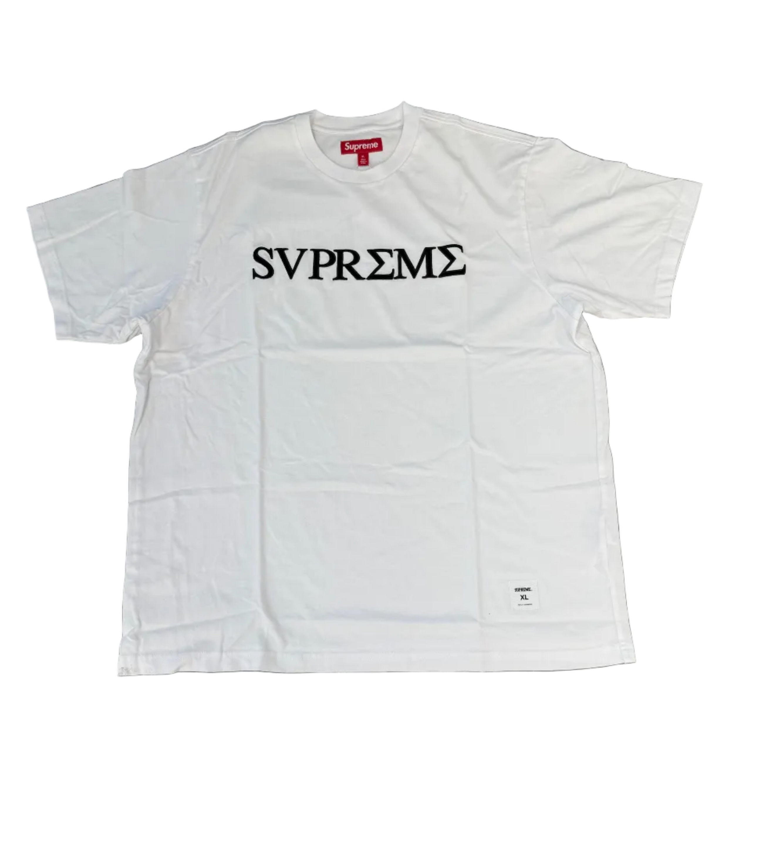 SUPREME GREEK WHITE TEE