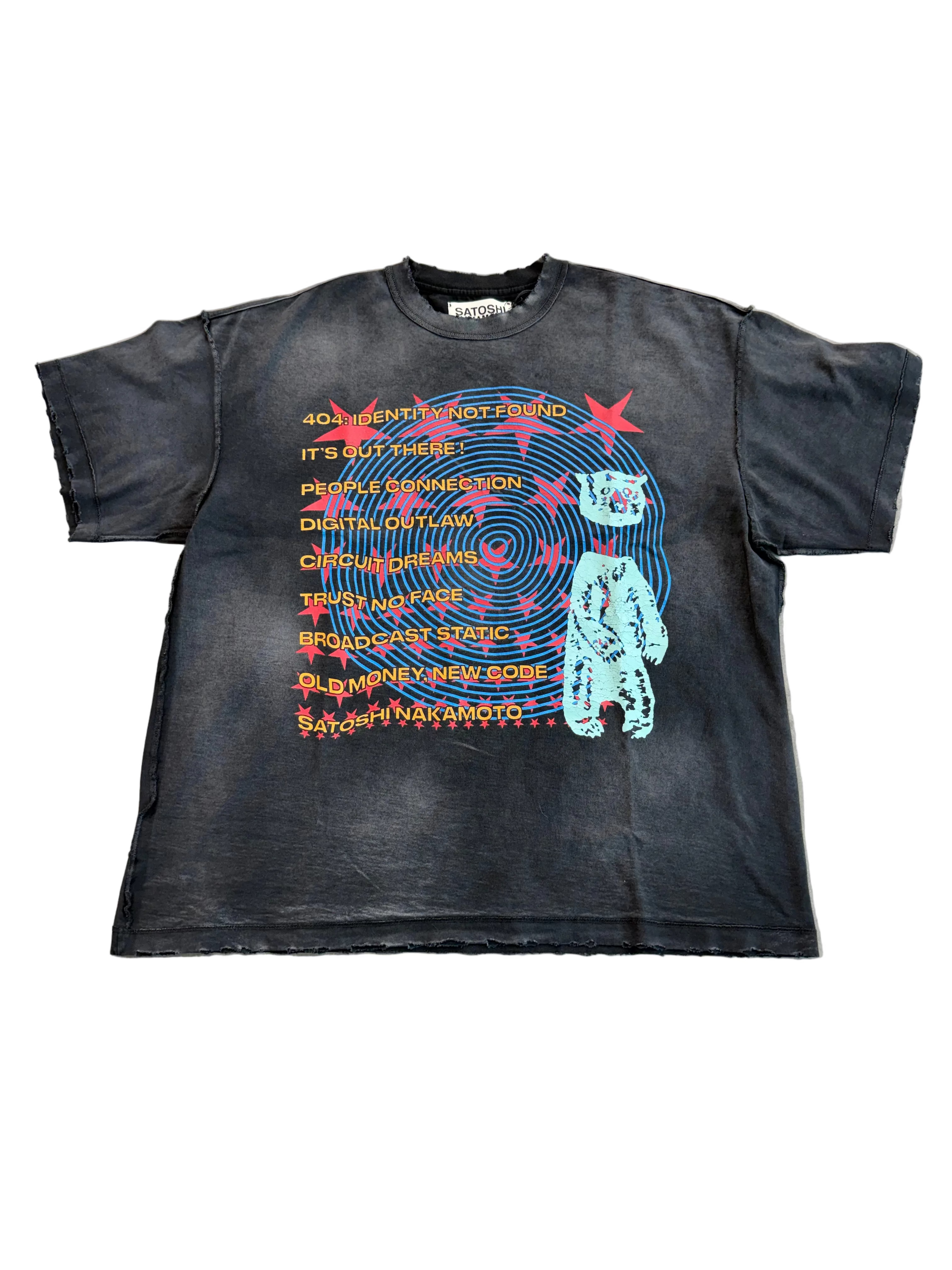 SATOSHI NAKAMOTO 404 IDENTITY NOT FOUND TEE