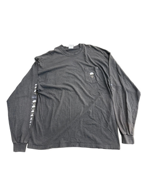 VINTAGE HARLEY DAVIDSON GREY SKULL LONGSLEEVE TEE