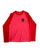 CHROME HEARTS DAGGER BASEBALL RAGLAN LONGSLEEVE WOMENS TEE