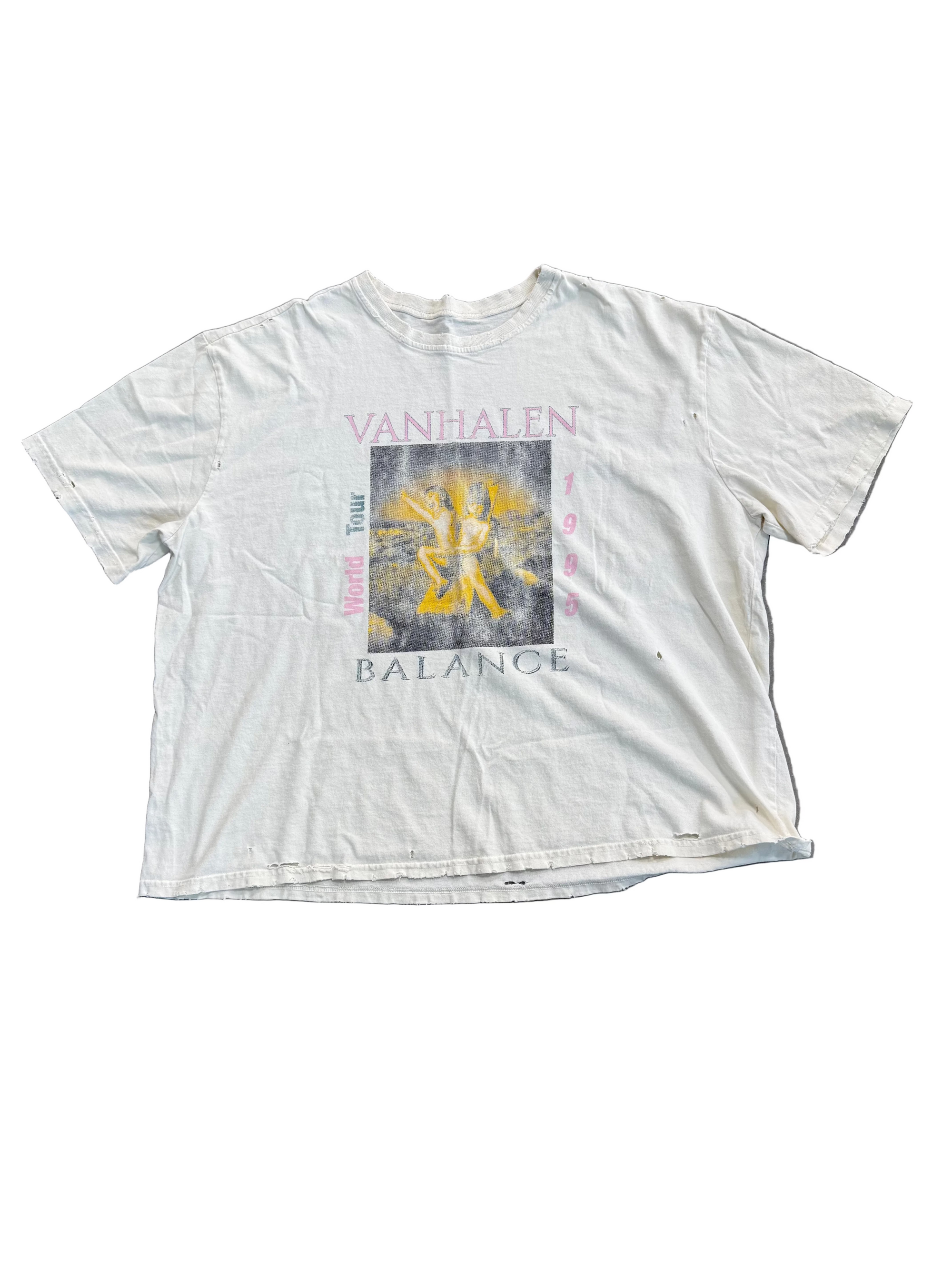 GOLD+VINTAGE GALLERY RASPBERRY HILLS VAN HALEN TEE
