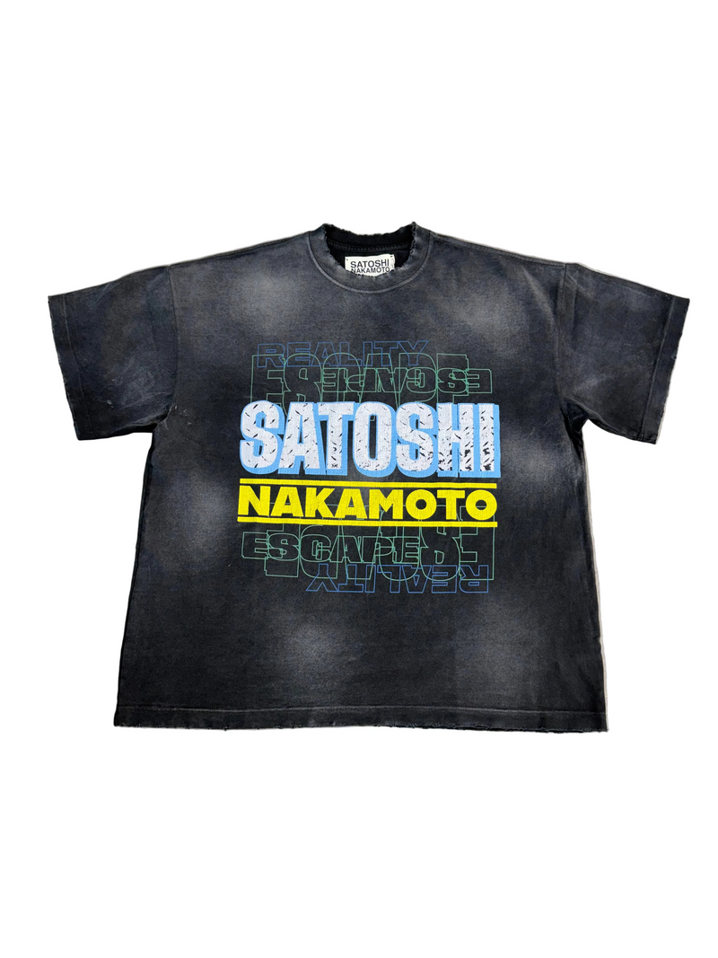 SATOSHI NAKAMOTO ESCAPE REALITY TEE