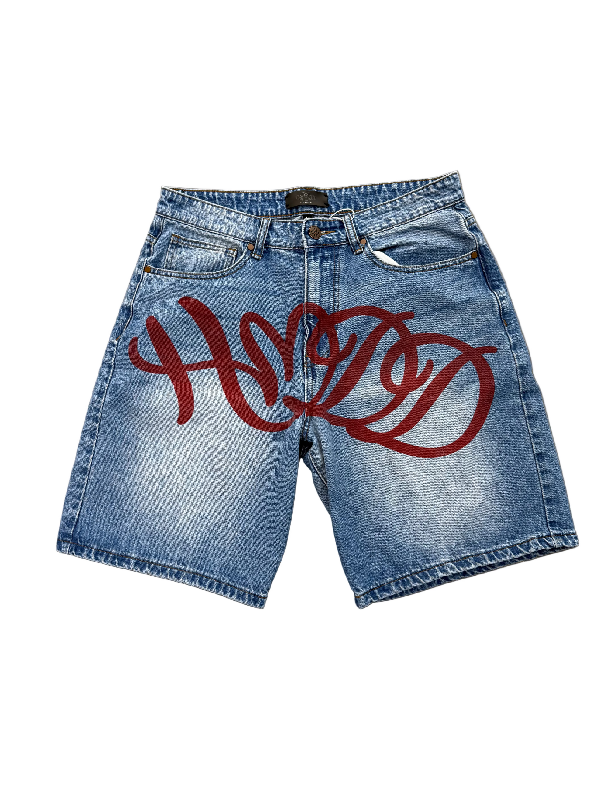 HAPPY MEMORIES DONT DIE HMDD CALLIGRAPHY SHORTS