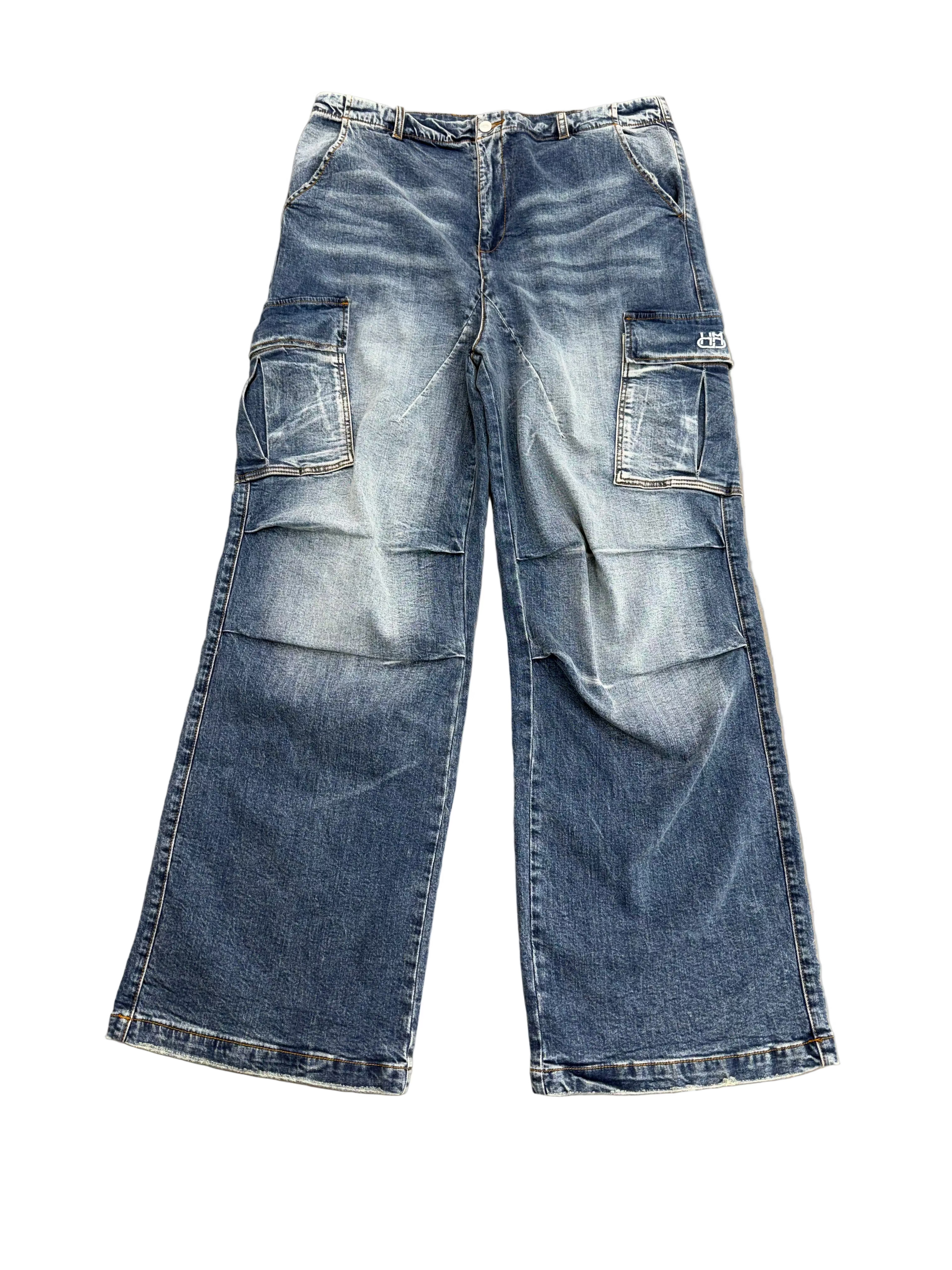 HAPPY MEMORIES DONT DIE HMDD WASHED CARGO JEANS
