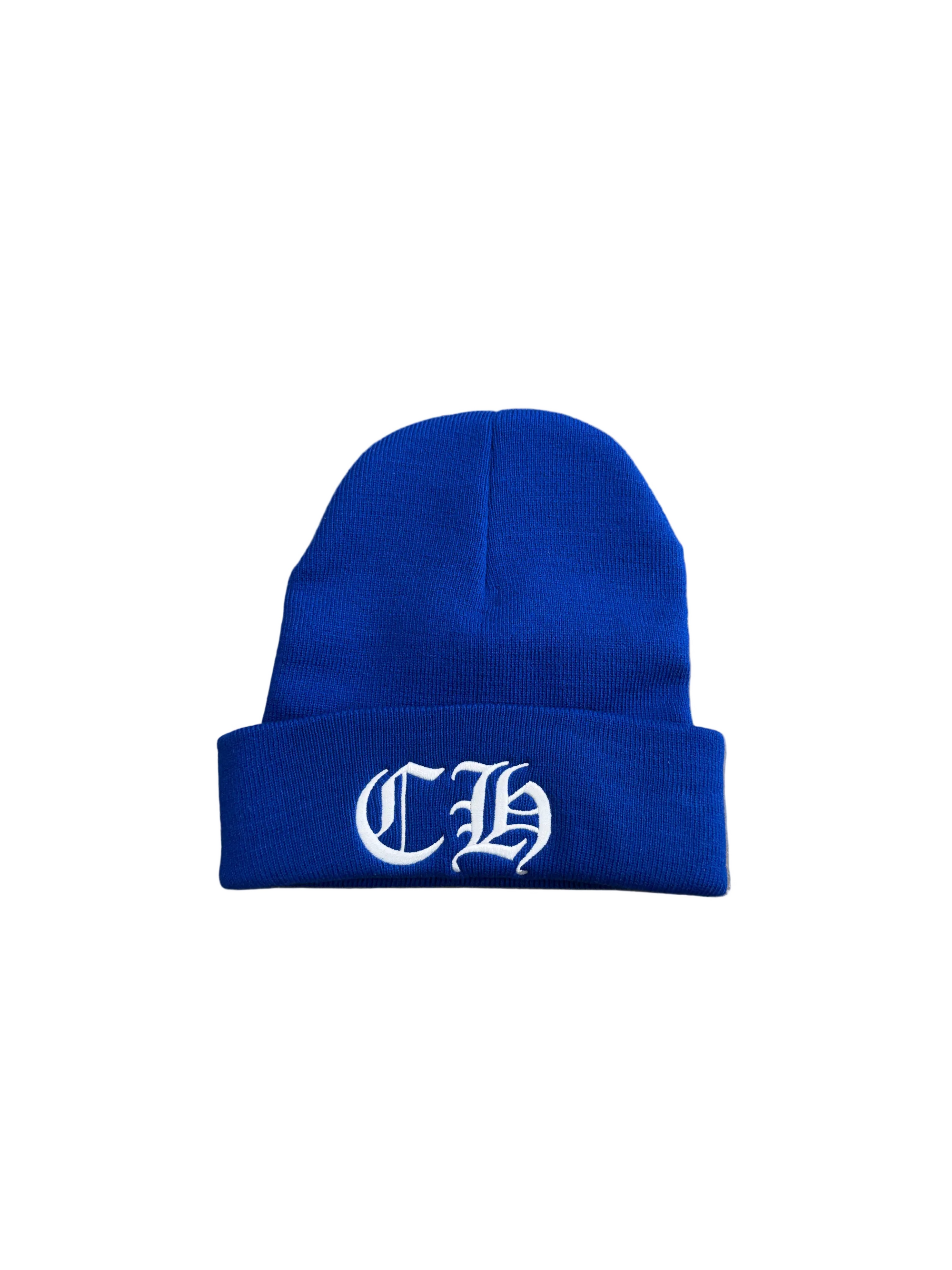 CHROME HEARTS BLUE CH BEANIE