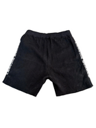 CHROME HEARTS BLACK MONOGRAM SIDE SCRIPT WOMENS BIKER SHORTS
