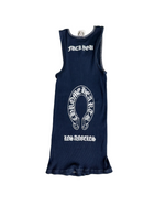 CHROME HEARTS NAVY LOS ANGELES HORSESHOE TANK TOP