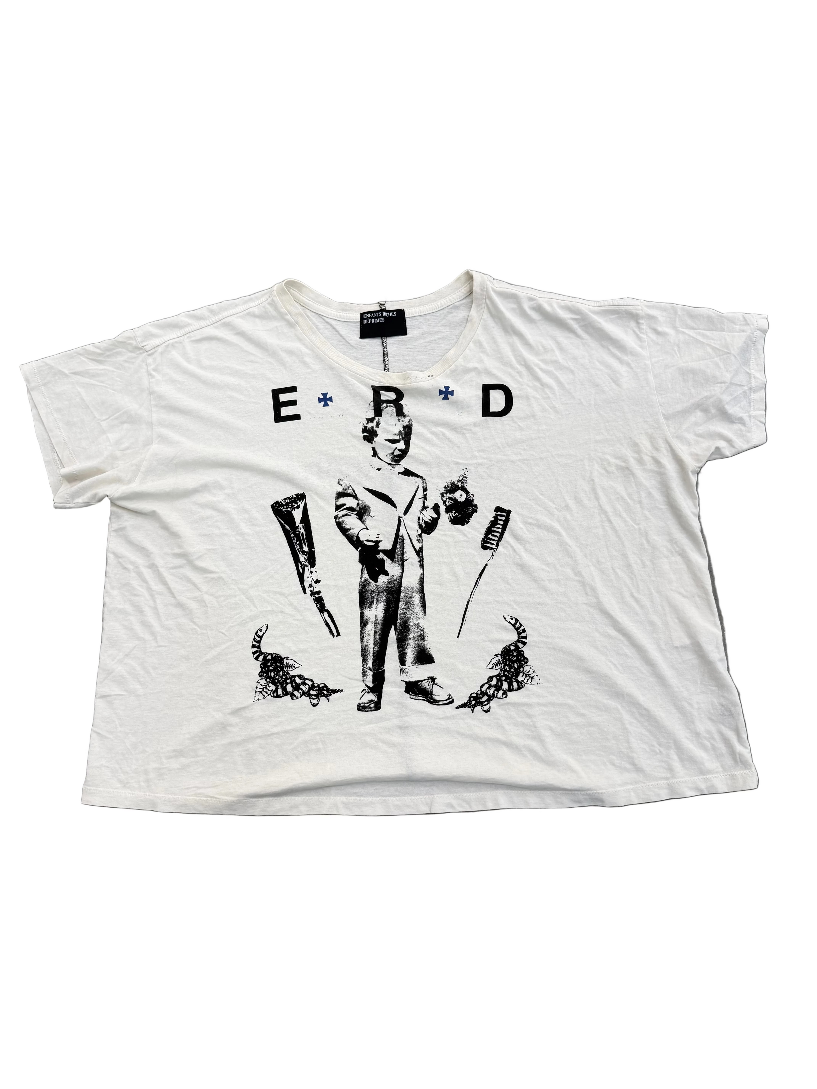 ENFANTS RICHES DEPRIMES KATHOLICHSES TOOTHBRUSH TEE