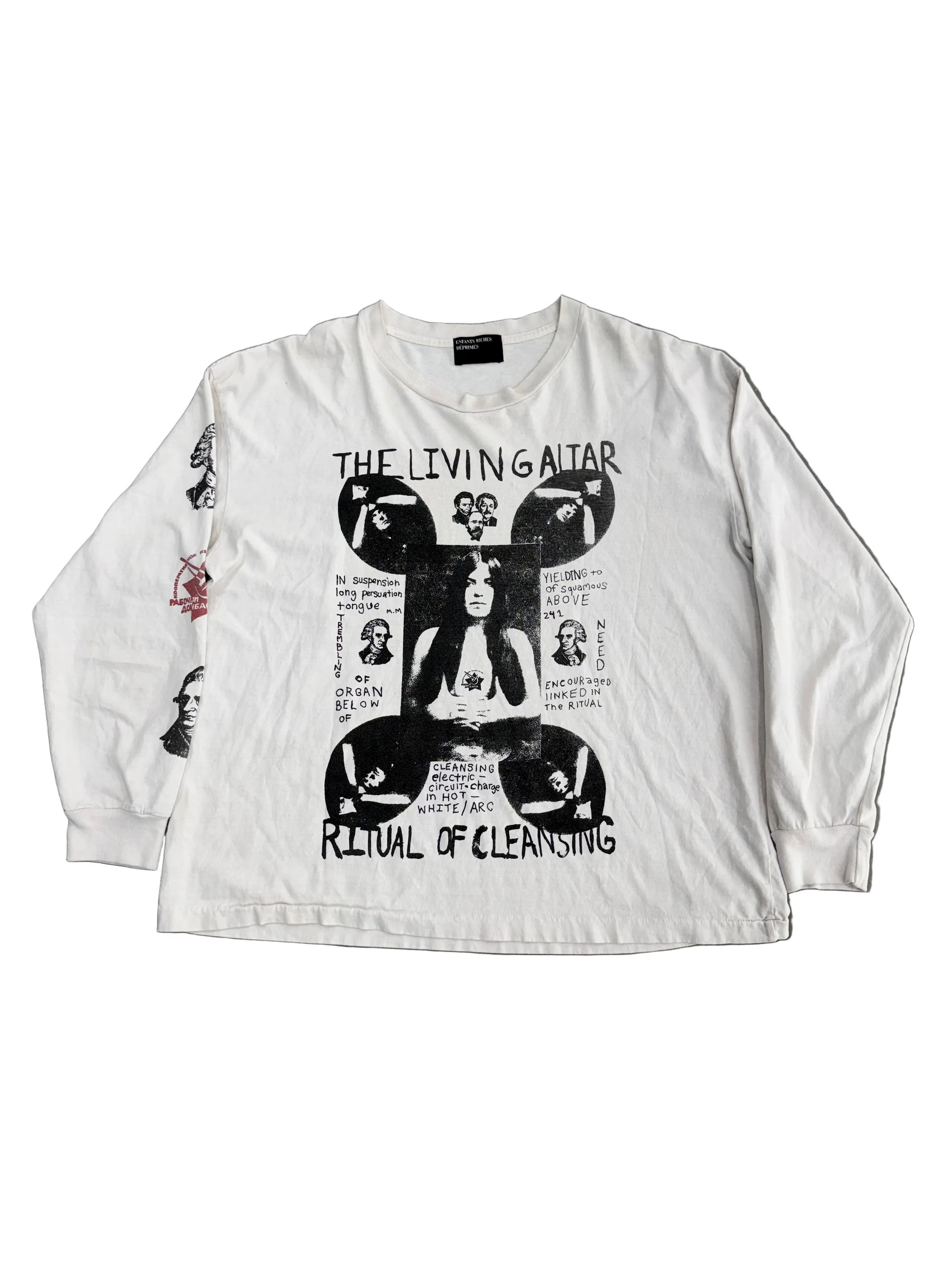 ENFANTS RICHES DEPRIMES LIVING ALTAR LONG SLEEVE TEE