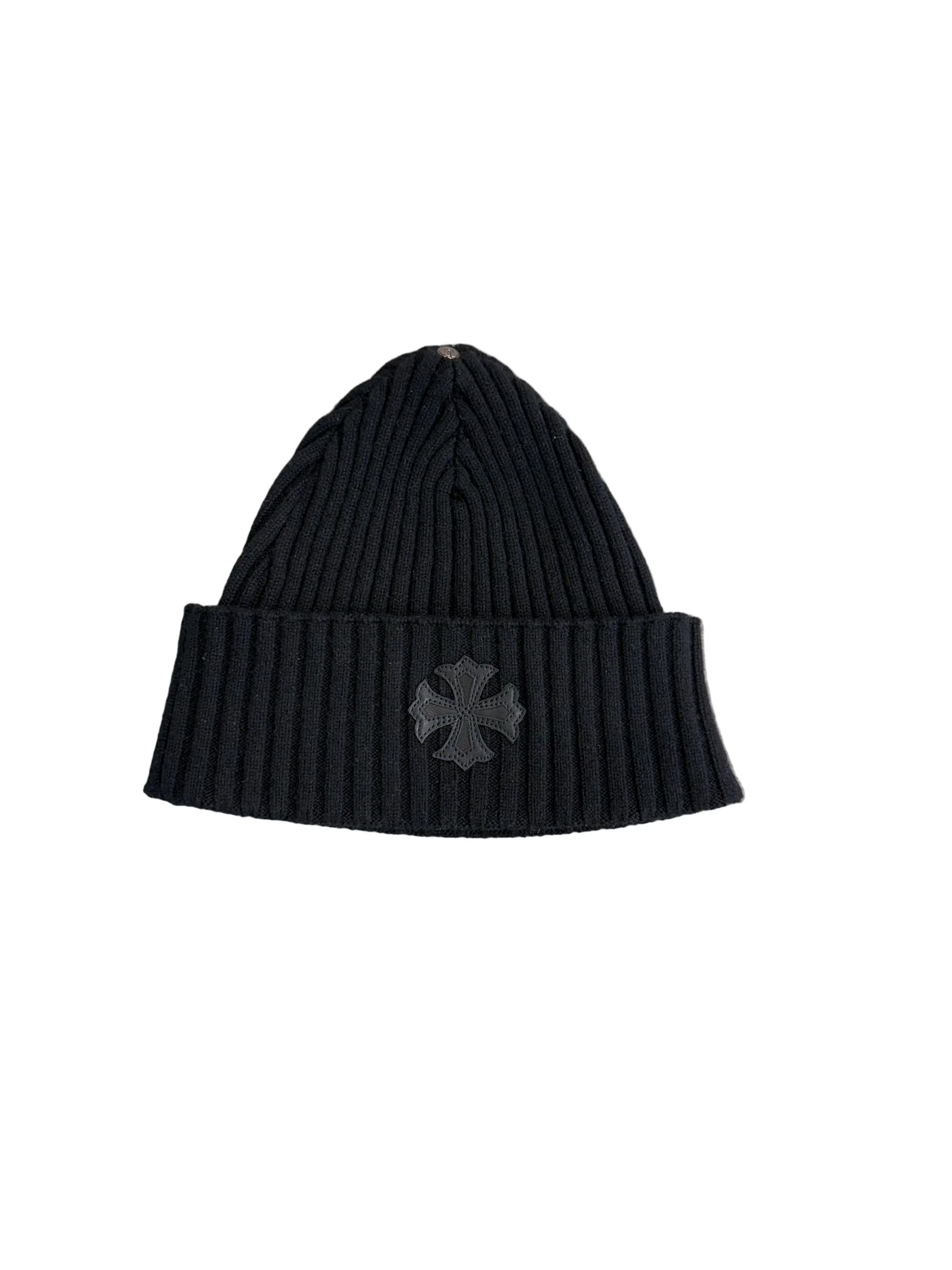 CHROME HEARTS PLUS CROSS PATCH CASHMERE BEANIE