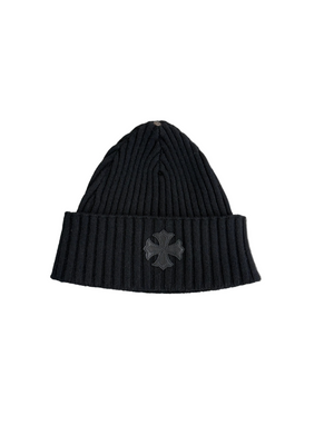CHROME HEARTS PLUS CROSS PATCH CASHMERE BEANIE