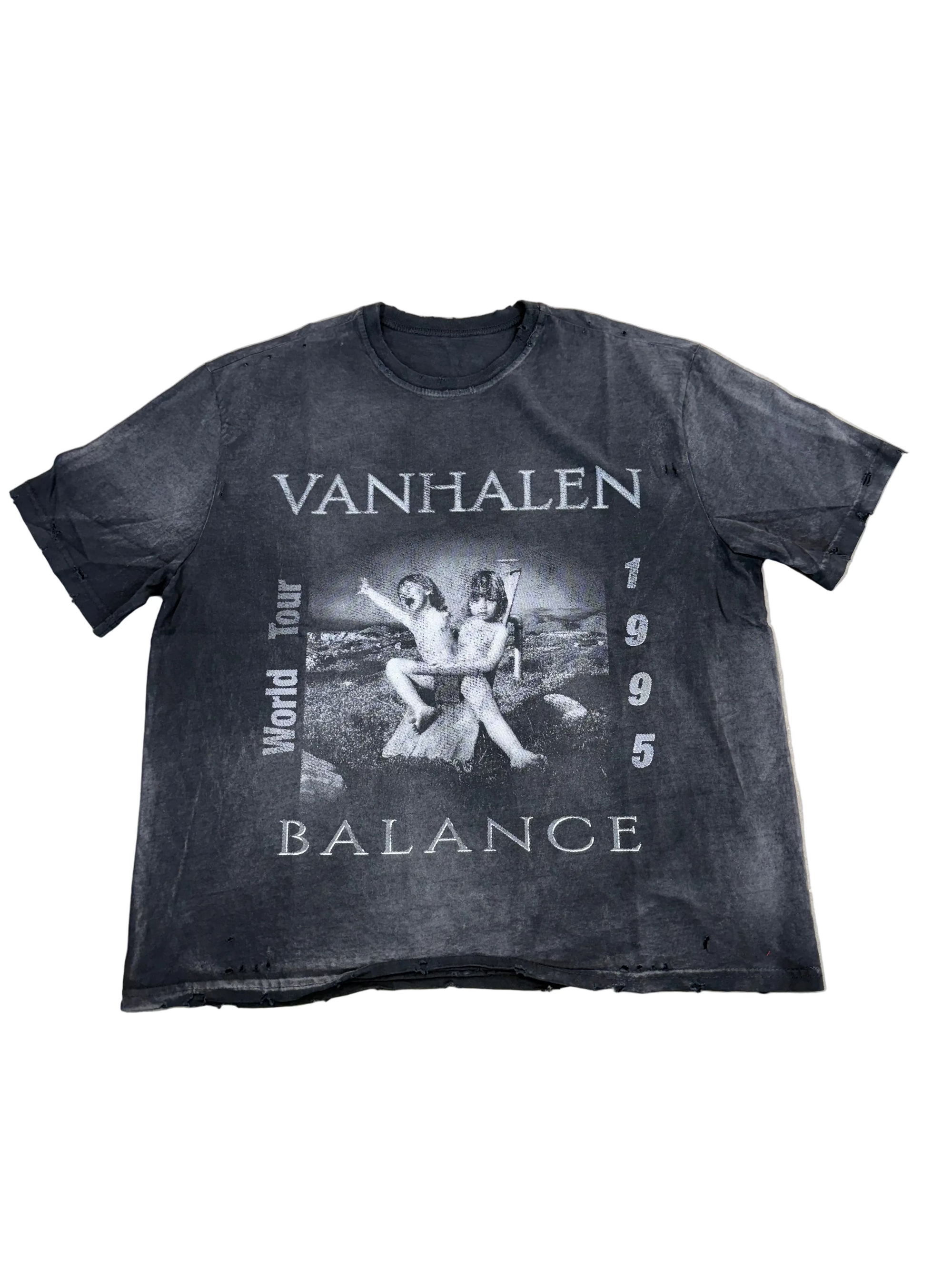 GOLD+VINTAGE GALLERY RASPBERRY HILLS BALANCE VAN HALEN TEE
