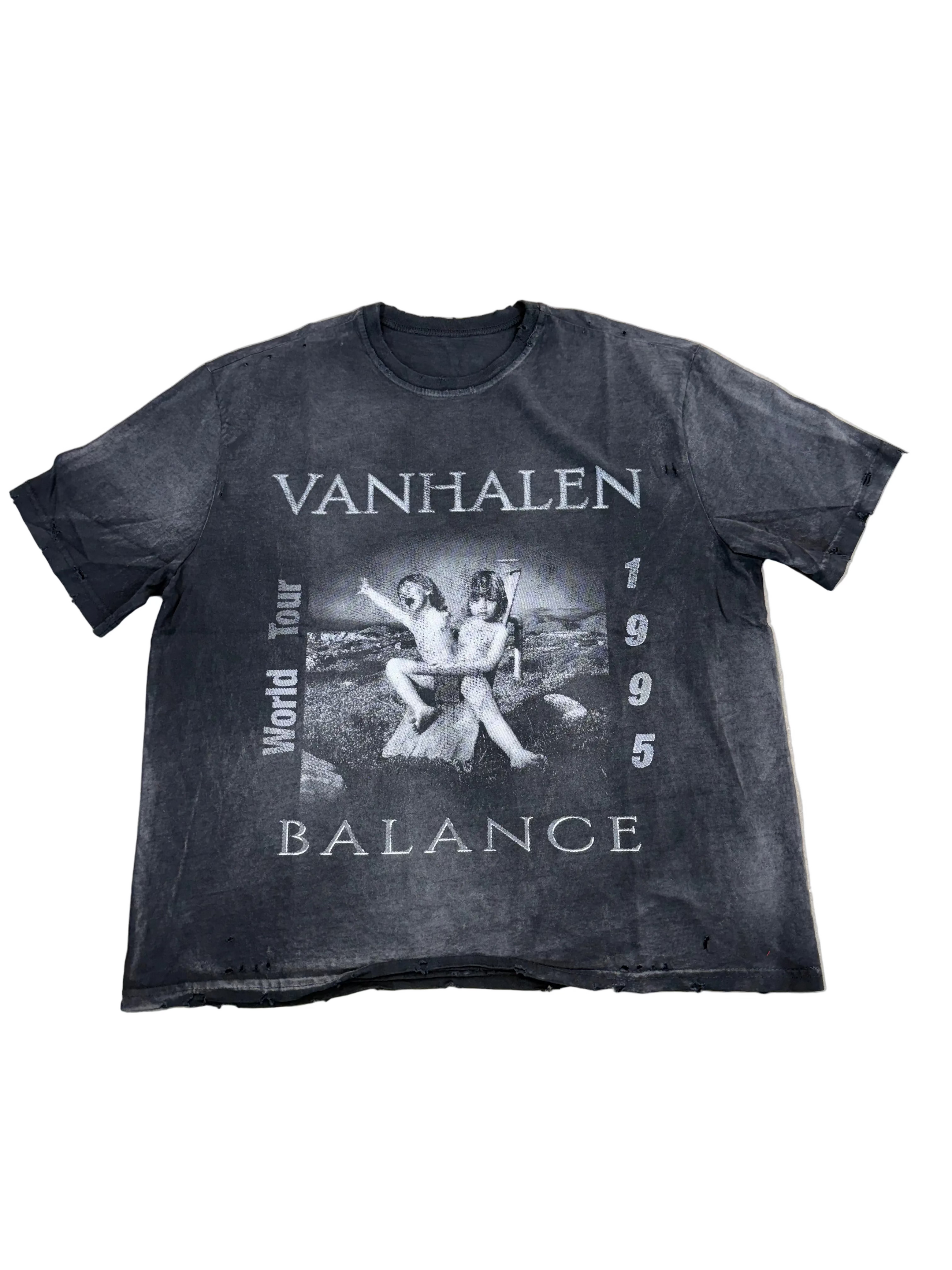GOLD+VINTAGE GALLERY RASPBERRY HILLS BALANCE VAN HALEN TEE