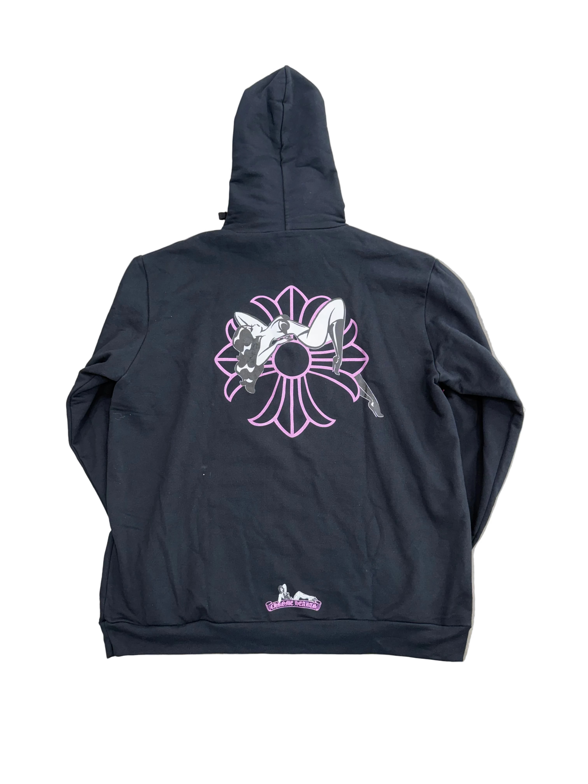 CHROME HEARTS DEADLY DOLL CROSS GRAPHIC HOODIE