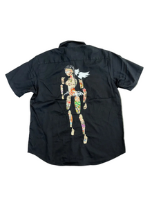 SUPREME AOI CYBORG WORK SHIRT