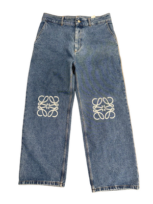 LOEWE ANAGRAM BAGGY JEANS