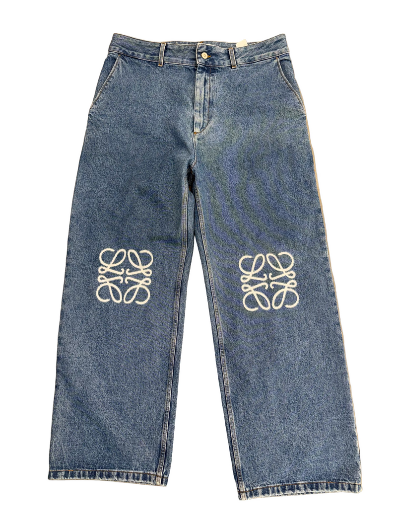 LOEWE ANAGRAM BAGGY JEANS