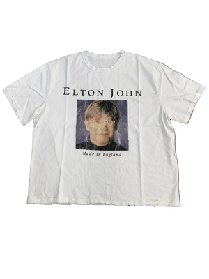 GOLD+VINTAGE GALLERY RASPBERRY HILLS ELTON JOHN VINTAGE TEE