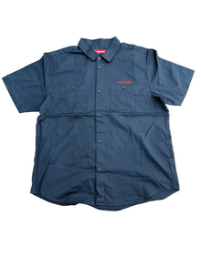 SUPREME AOI CYBORG NAVY WORK SHIRT