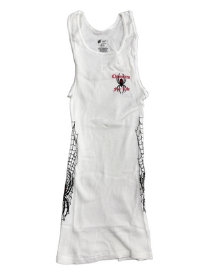 HAPPY MEMORIES DONT DIE HMDD SPIDER WEB TANK TOP
