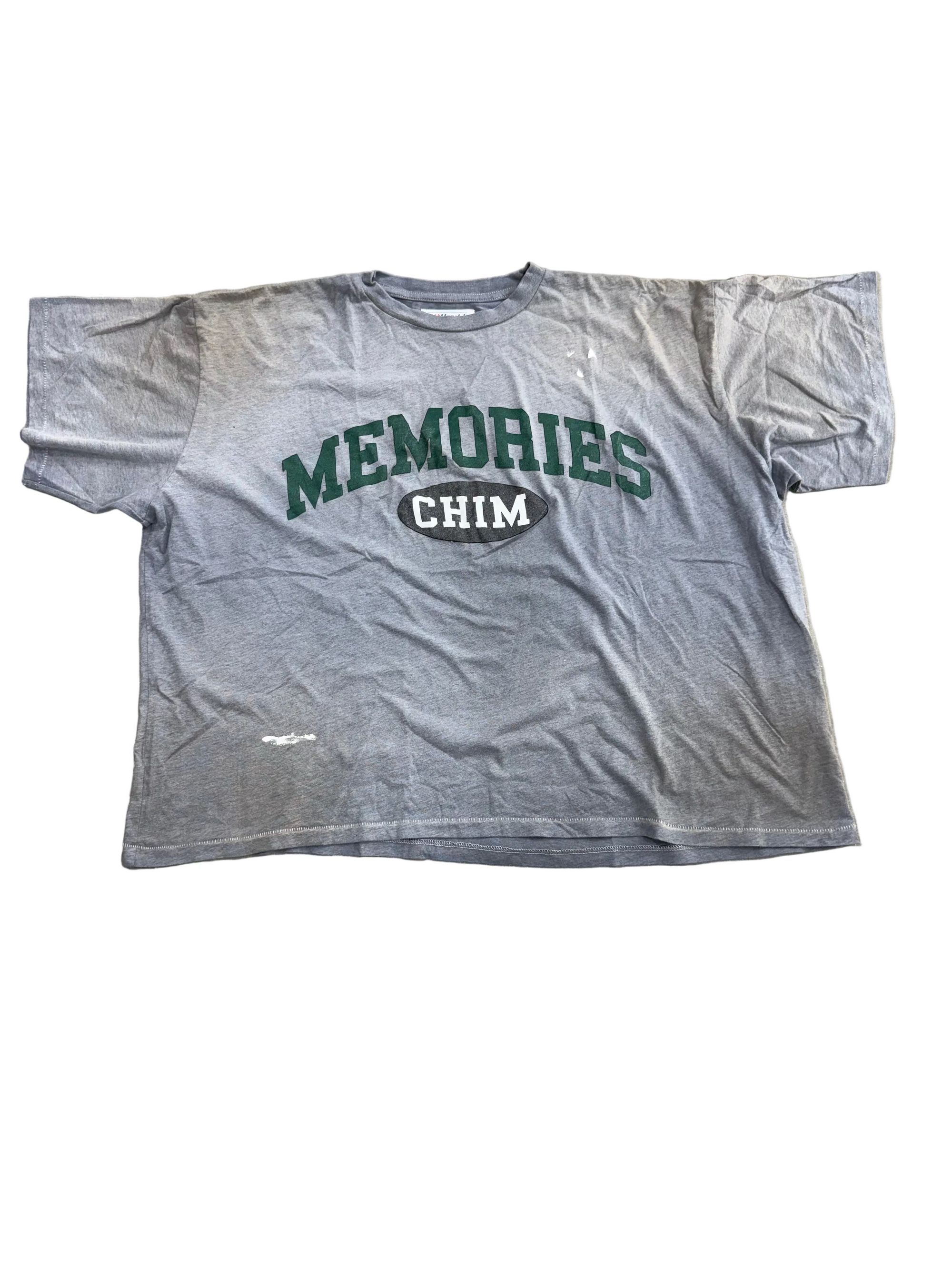 HAPPY MEMORIES DONT DIE HMDD HEATHER GREY COLLEGE TEE