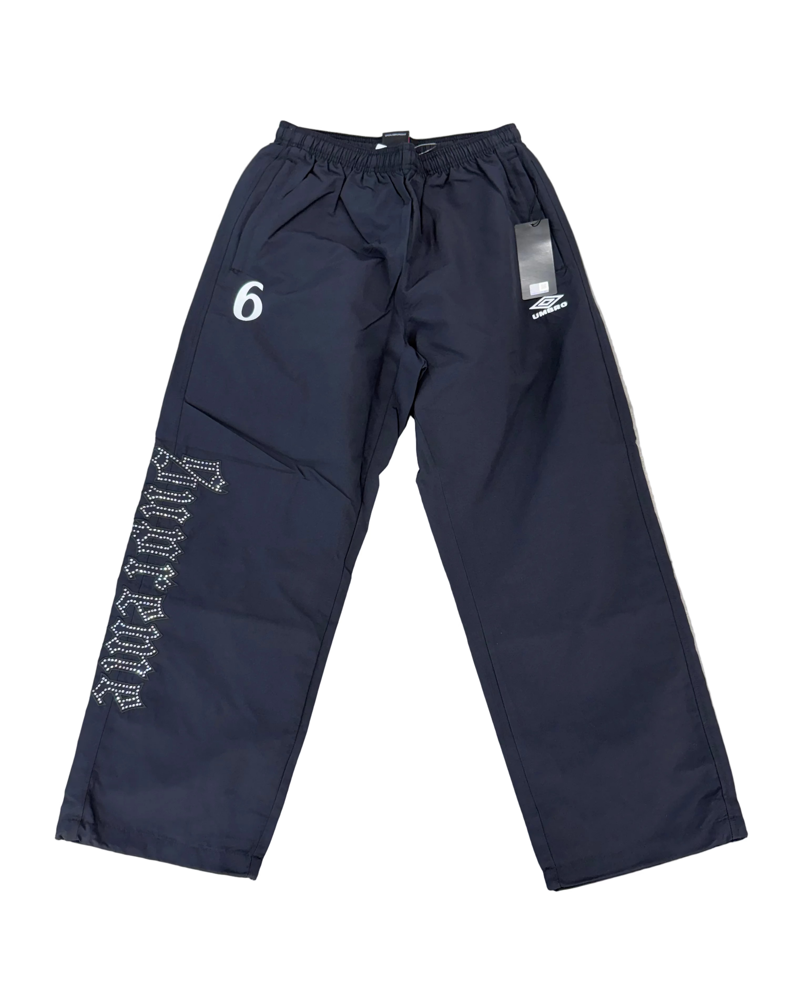 SUPREME X UMBRO RHINESTONE TRACK PANTS