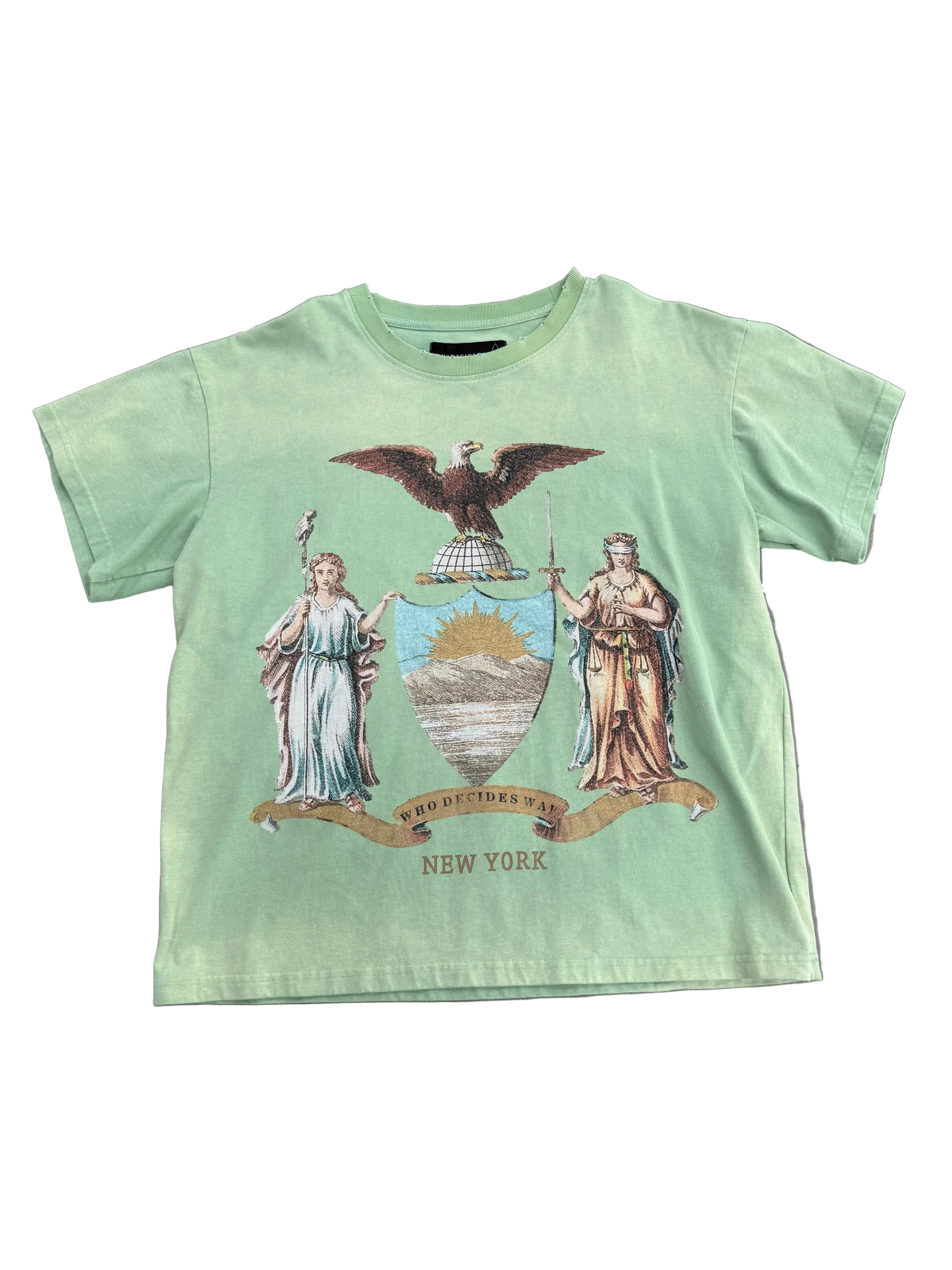 WHO DECIDES WAR CREST TEE