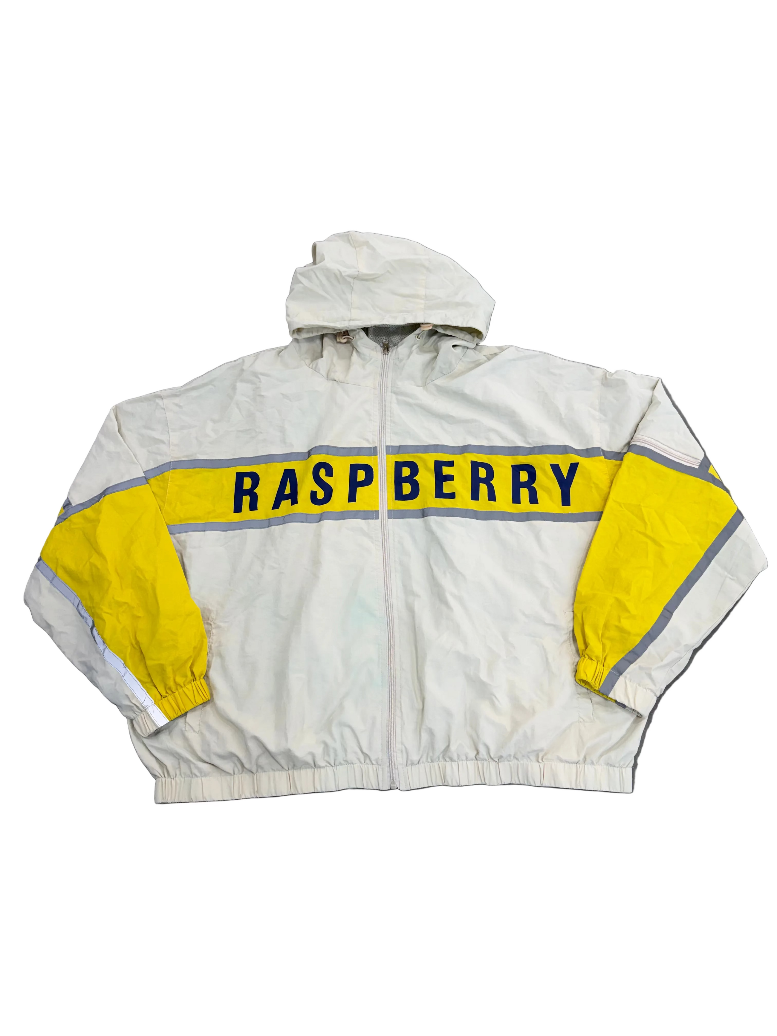 GOLD+VINTAGE GALLERY RASPBERRY HILLS LOGO WINDBREAKER