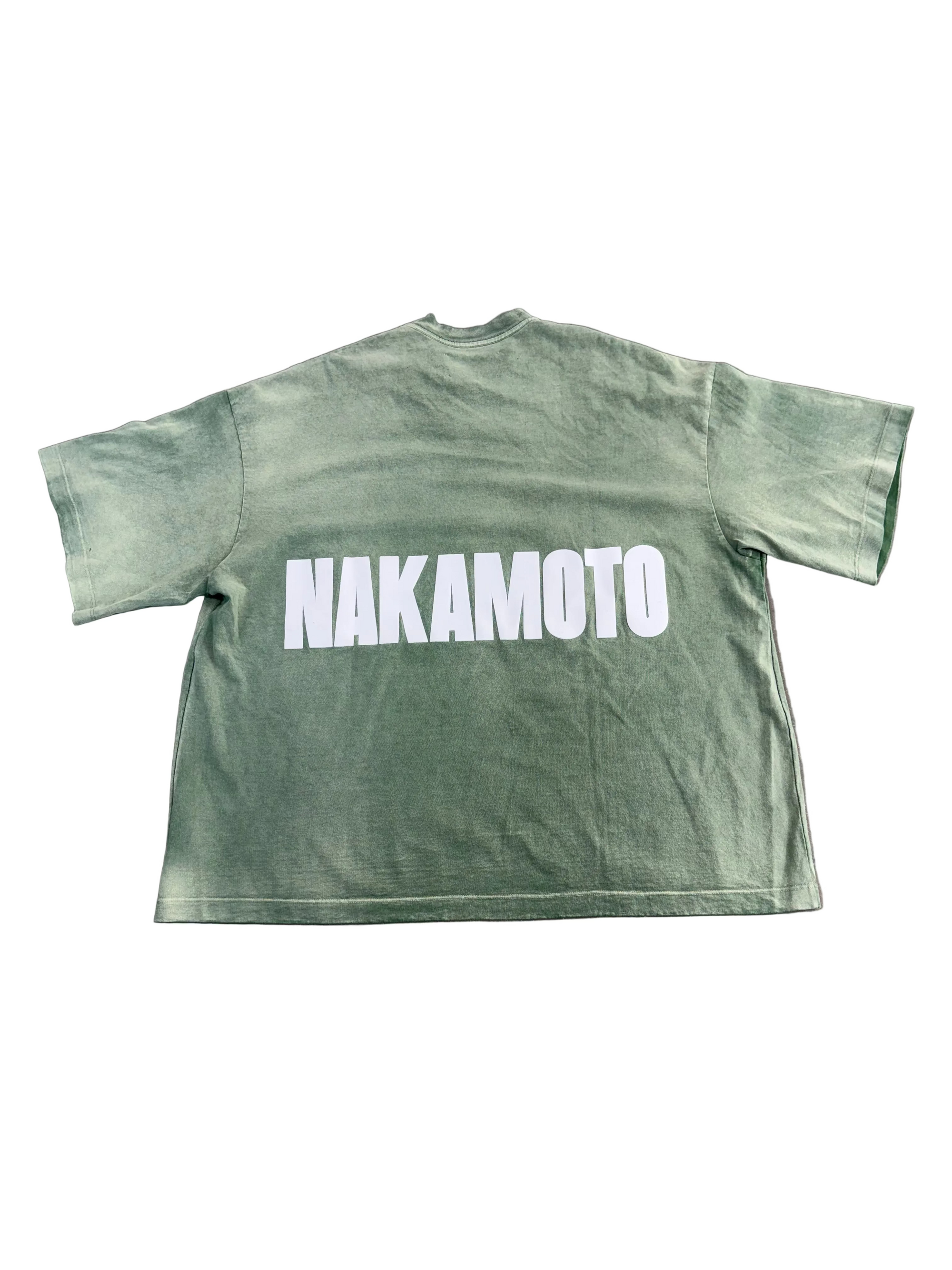 SATOSHI NAKAMOTO IMPACT LOGO TEE
