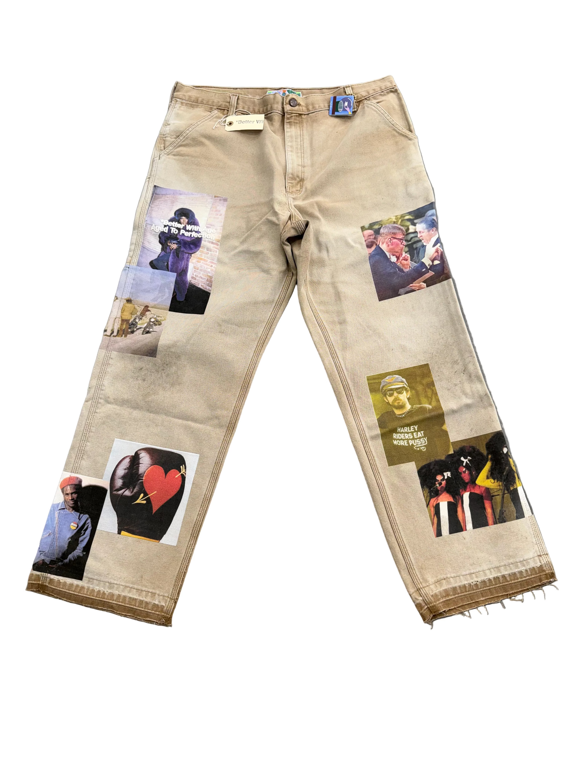 BETTER WITH AGE PATCHWORK CARPENTER PANTS