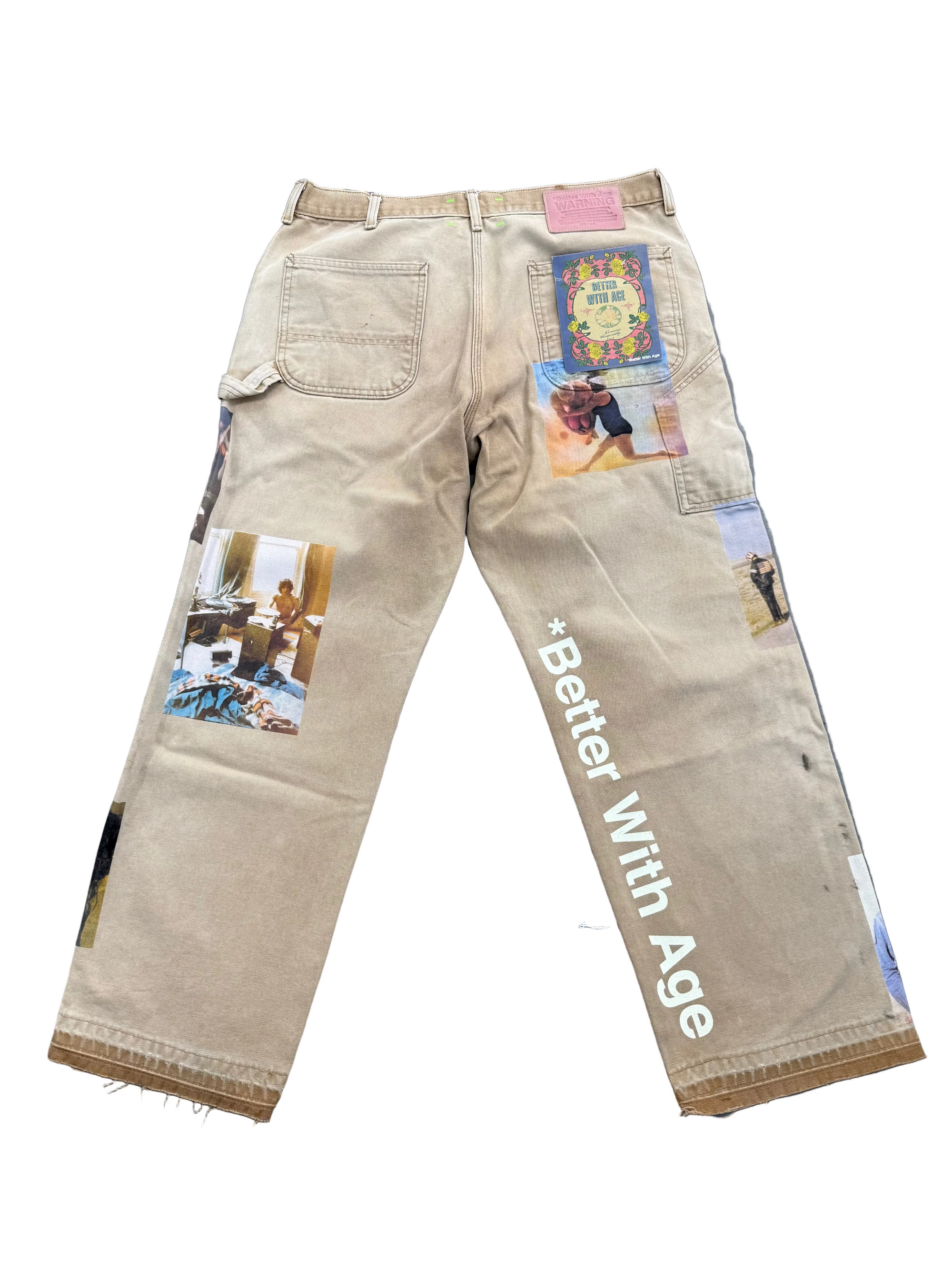 BETTER WITH AGE PATCHWORK CARPENTER PANTS