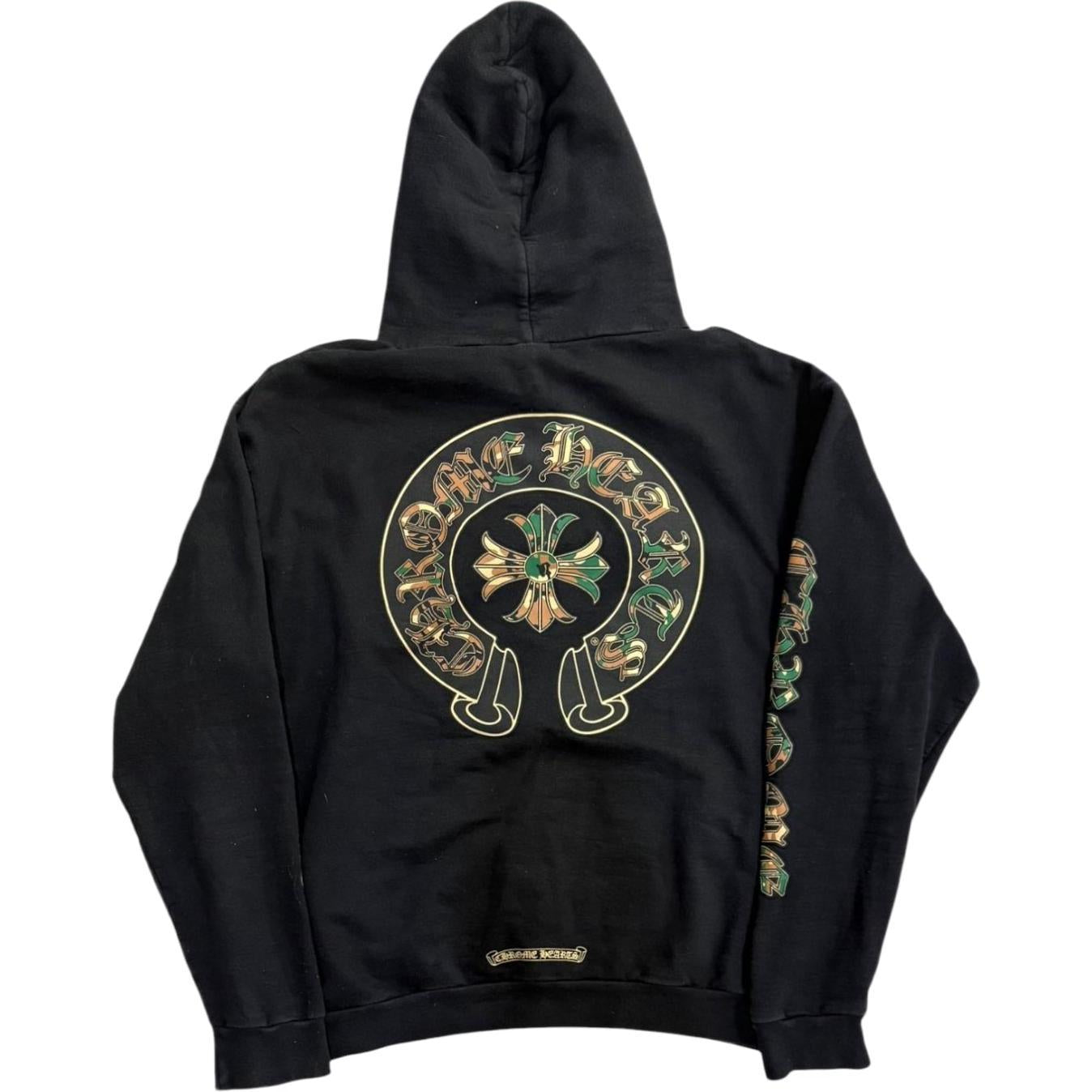 CHROME HEARTS CAMO HORSESHOE HOODIE
