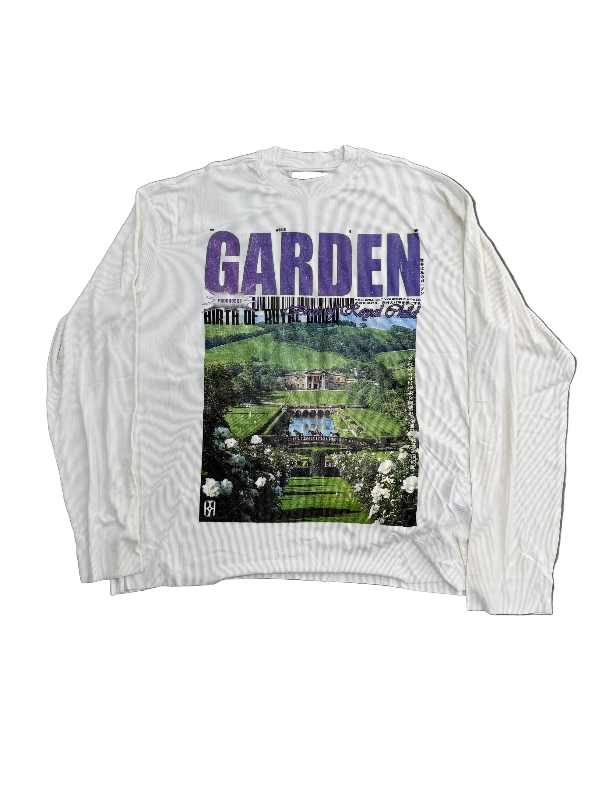 BIRTH OF ROYAL CHILD ROSE GARDEN LONG SLEEVE TEE