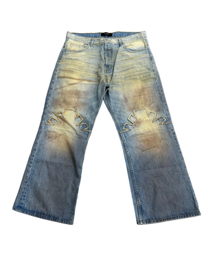 LLERU X VERTEBRAE BLUE JEANS