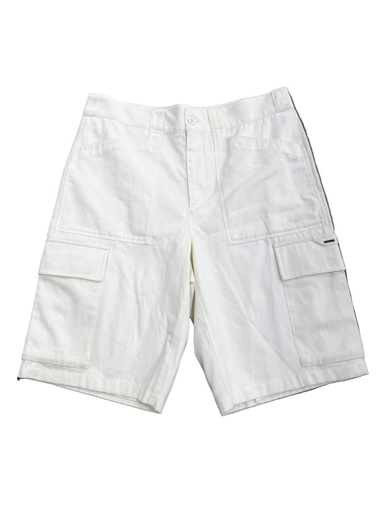 LOUIS VUITTON WHITE CARGO SHORTS