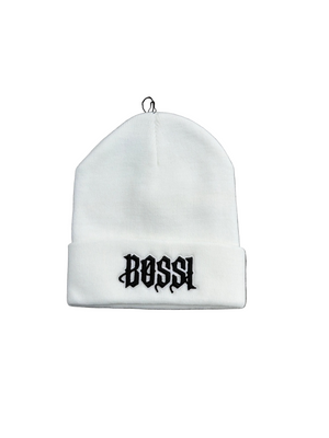 BOSSI WHITE BEANIES